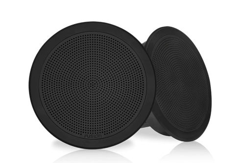 Picture of 7.7" Flush mount, Round, Black speakers pair.