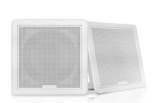 Picture of 6.5" Flush mount, Square, White speakers pair.
