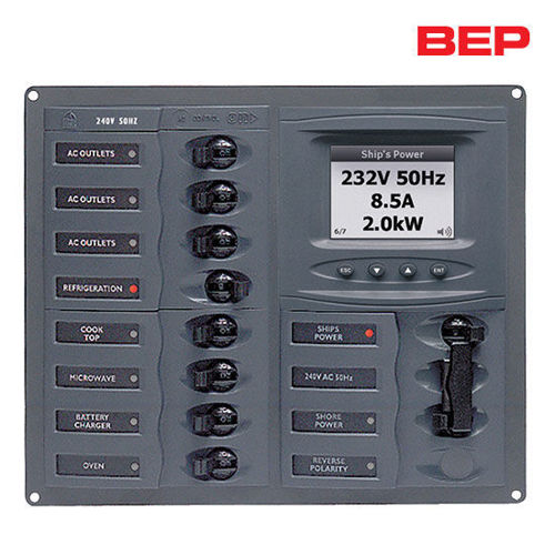 Picture of BEP AC Main Curcuit Breaker Panels with Meters
