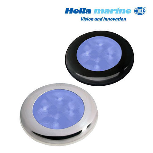 Picture of Round LED Blue Courtesy Lamps