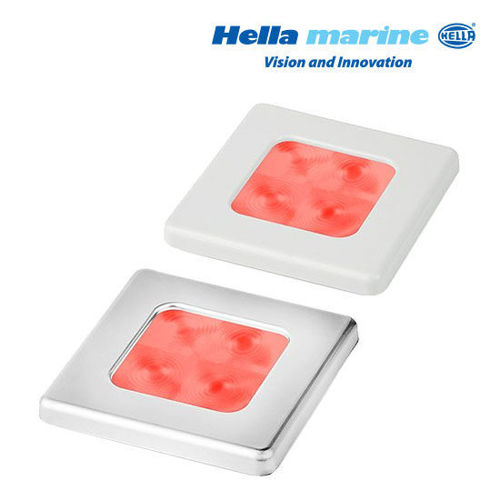 Picture of Square LED Red Courtesy Lamps
