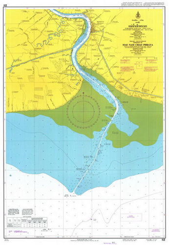 รูปภาพของ แผนที่ # 112 - ทางเข้าแม่น้ำเจ้าพระยา (WGS84)