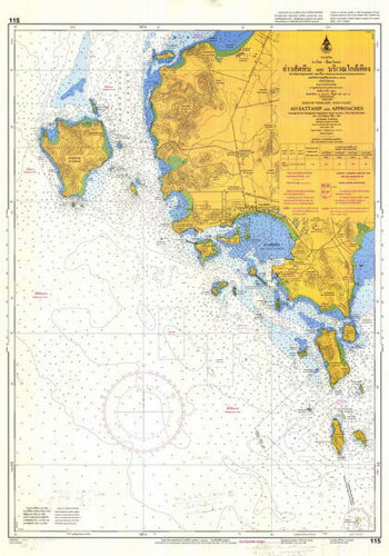 Picture of Map # 115 - Ao Sattahip and Approaches