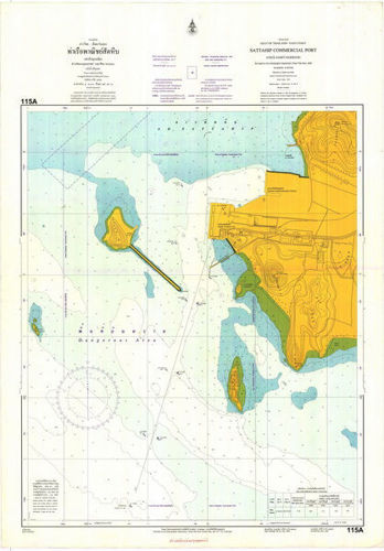 รูปภาพของ แผนที่ # 115A - ท่าเรือพาณิชย์สัตหีบ (ท่าเรือจุกเสม็ด)