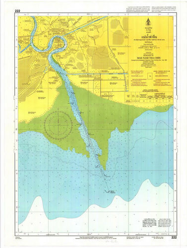 รูปภาพของ แผนที่ # 222 - ทางเข้าแม่น้ำท่าจีน