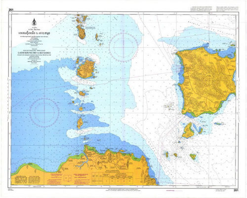 รูปภาพของ แผนที่ # 261 - แหลมคุ้งหม้อ ถึง เกาะสมุย
