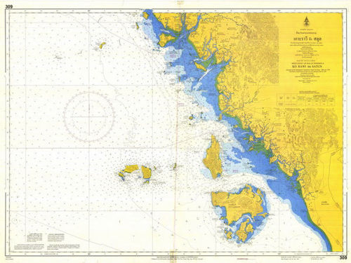 รูปภาพของ แผนที่ # 309 - เกาะราวี ถึง สตูล