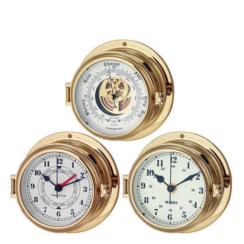 Picture of Hinge Styled Brass Clocks & Barometers