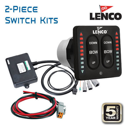 รูปภาพของ Lenco Trim Tab 2-Piece Switch Kits