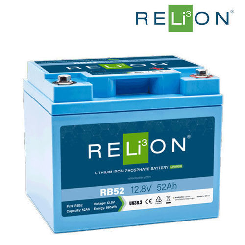 รูปภาพของ Relion RB52, 12V, 52Ah Battery