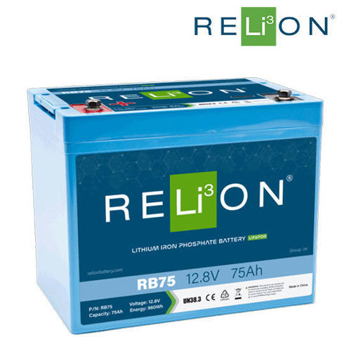 รูปภาพของ Relion RB75, 12V, 75Ah Battery