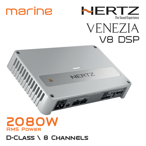 Picture of Hertz Venezia V8 DSP Marine Amplifier