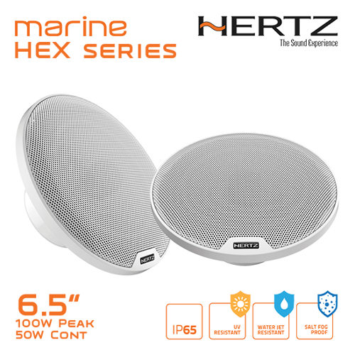 Picture of HEX 6.5" Speaker, 4Ω, 100W, Classic White, /pr [6.5 C-W]