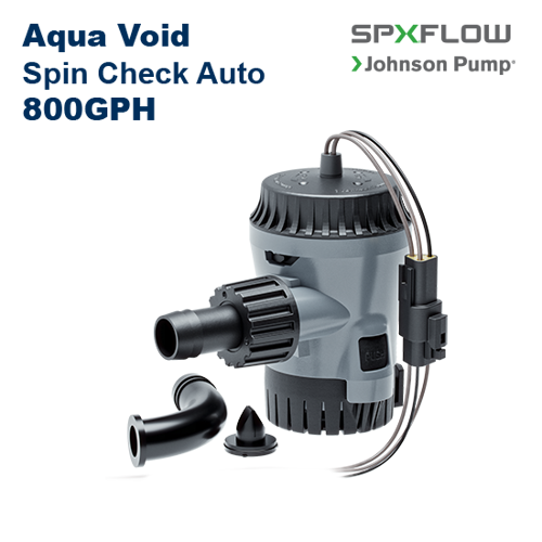 รูปภาพของ Aqua Void 800GPH Spin Check Auto Bilge Pump 12V