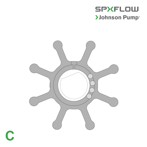 Picture of SPX Johnson Impeller Kit Mercruiser 47-59362T Mc 97