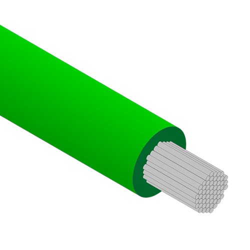รูปภาพของ 1.5mm2, 1-Core, Green, Tinned Marine Wire /m