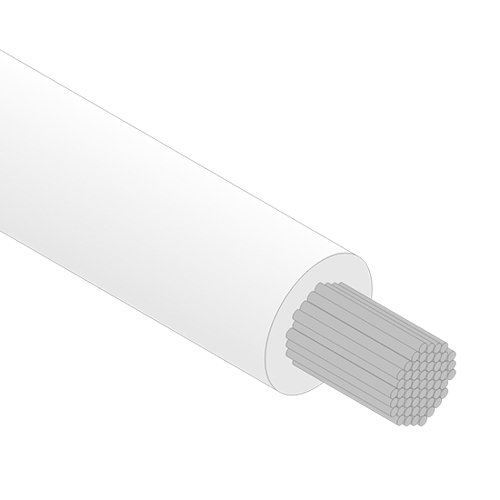 รูปภาพของ 1.5mm2, 1-Core, White, Tinned Marine Wire /m