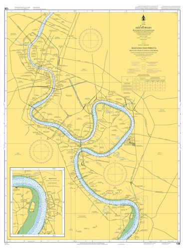 Picture of Map # 138 - Chao Phraya River (Samut Prakan to Krung Thon Bridge)