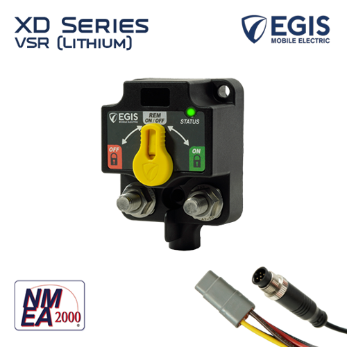 Picture of XD NMEA 2000 Lithium Single - (VSR), w/Knob - 4P DT, Bulk Pack
