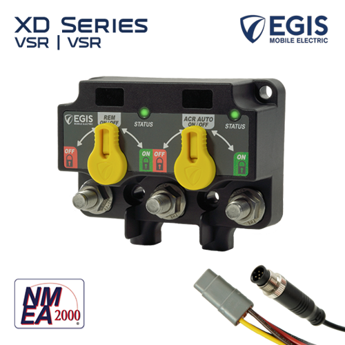 รูปภาพของ XD NMEA 2000 Dual - (VSR/VSR), w/Knobs - 8P DT