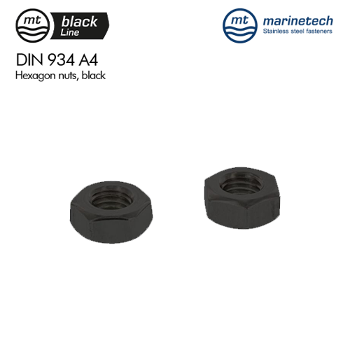Picture of BlackLine A4 DIN 934 Hexagon Nuts
