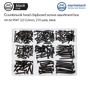 Picture of BlackLine Art. 9047 Countersunk Head Chipboard Screws Assortment Box 3,0-5,0mm