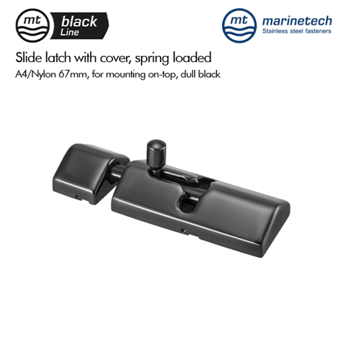 รูปภาพของ BlackLine Slide latch with cover, spring loaded