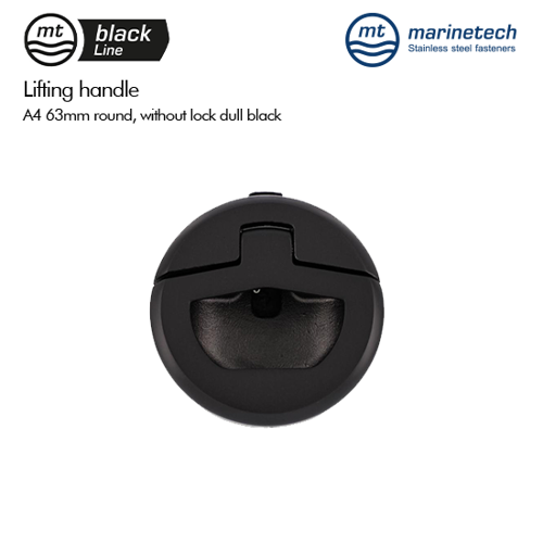 รูปภาพของ BlackLine Lifting Handle A4-AISI 316 Dull Black