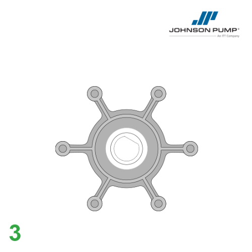Picture of SPX Johnson Impeller Kit F3B - Ta3 P10  Nitrile