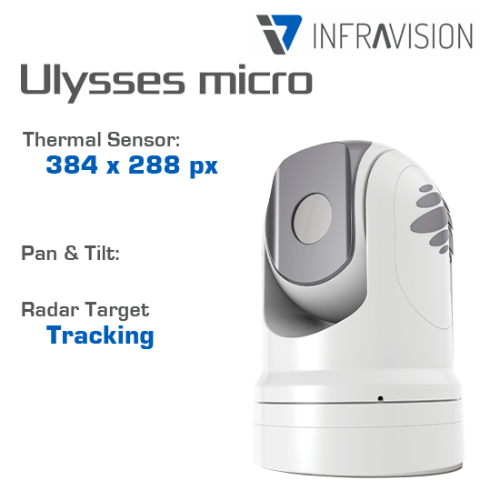 รูปภาพของ Infravision Ulysses Micro S, T (384x288px), Pan/Tilt, Stabilized, White Camera