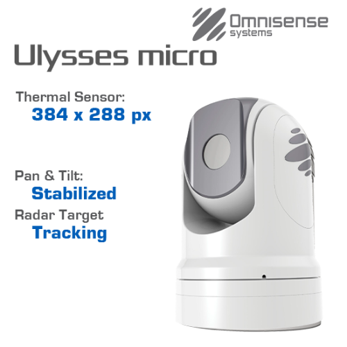 Picture of Omnisense Ulysses Micro, T (384x288px), Pan/Tilt, White Camera