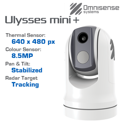 Picture of Infravision Ulysses Mini+, T/C (640x480 / 720x1080px), Pan/Tilt, Stabilized, White Camera